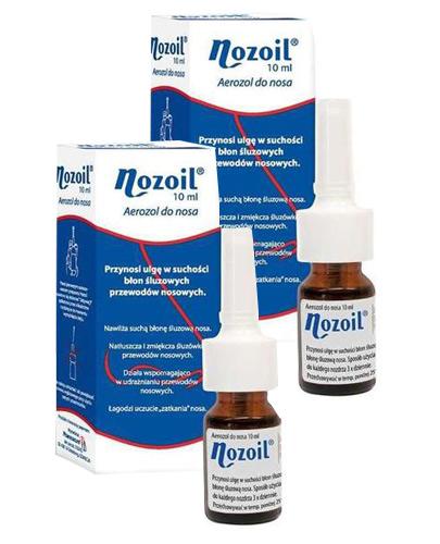NOZOIL Naturalny olej sezamowy na suchy nos, 2 x 10 ml